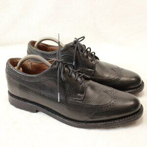 FRYE Men's Brogue Wingtip Derby Shoes  Black, Men's Size 10.5 D